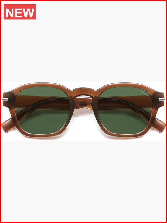 Vintage Retro Square Polarized Sunglasses with UV400 Protection main image 6